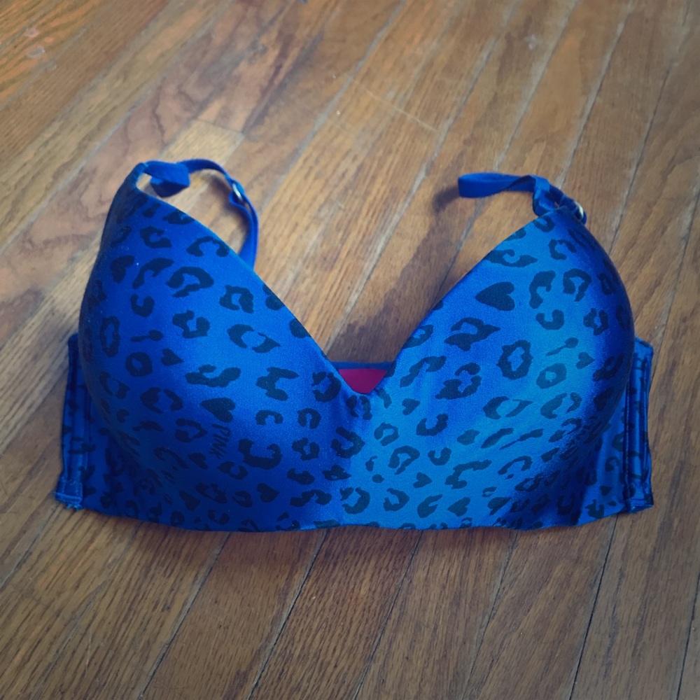 PINK Victoria’s Secret V-Neck Push-Up Bra (34 D)